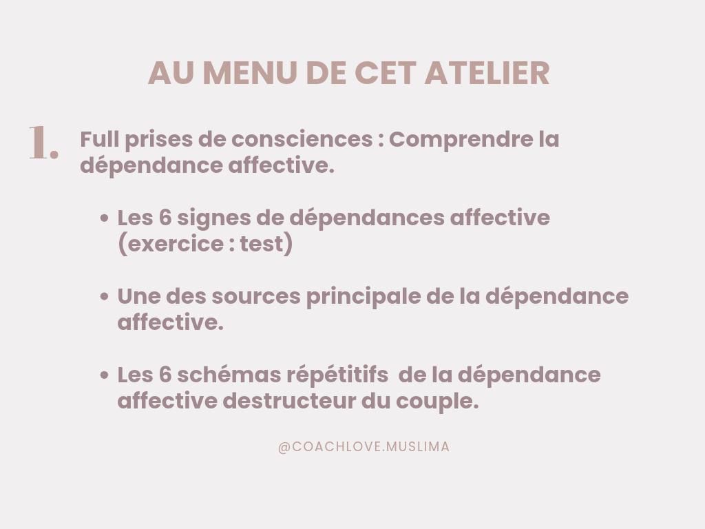 Atelier Zoom : Briser le cycle de la dépendance affective + Droits et devoirs des époux - 16 et 17 février - 17h-20h – Image 3